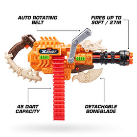XSHOT Insanity HorrorFire Dread Hammer with a 35-dart clip for rapid reloads.