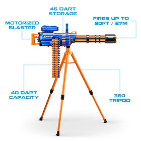 Rage Fire tripod 360° rotation and vertical pivot for versatile aiming