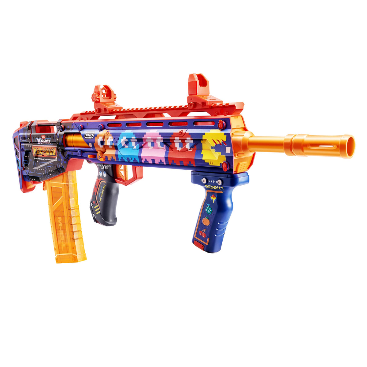 XSHOT Skins Pro Series Pac-Man long shot blaster image showing extended outdoor range