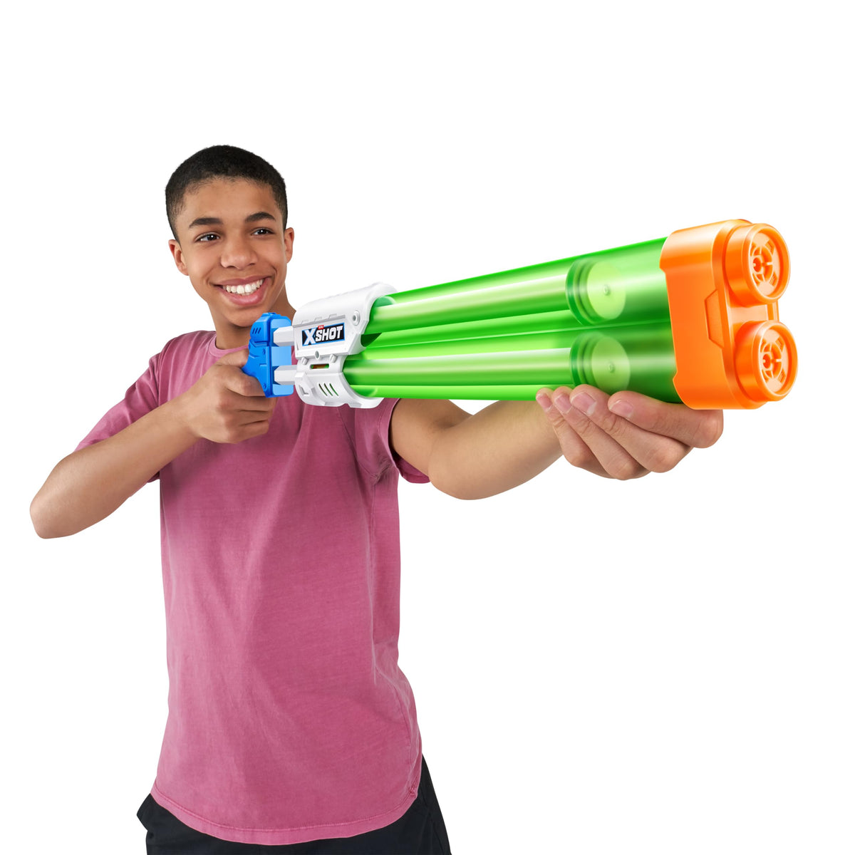 XSHOT large water blaster shoots up to 33 feet for outdoor games.