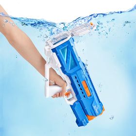 XSHOT Water Hydra Pulse in a family water fight scene.