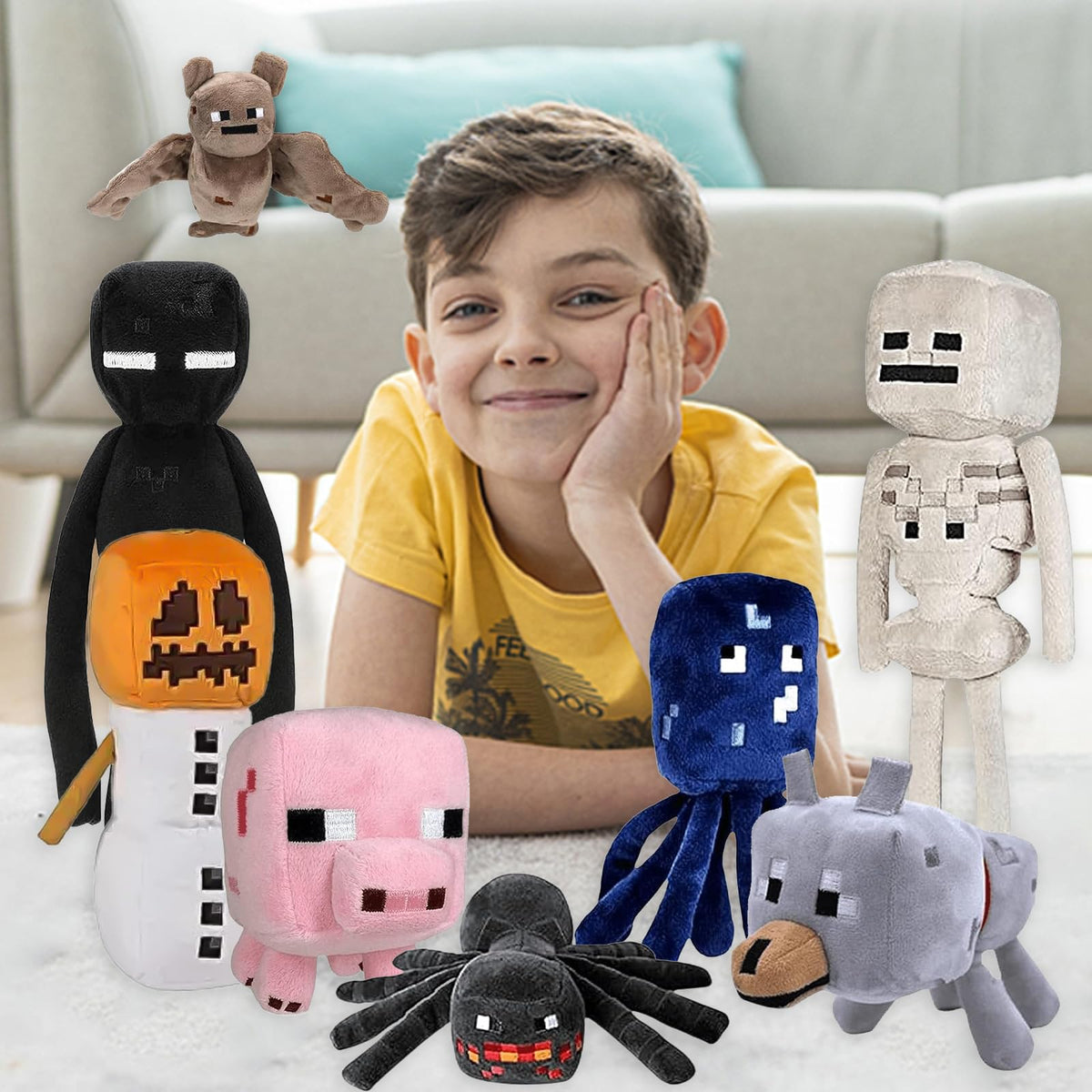 XSLWAN Enderman Plush as a friendly, huggable adventure companion.