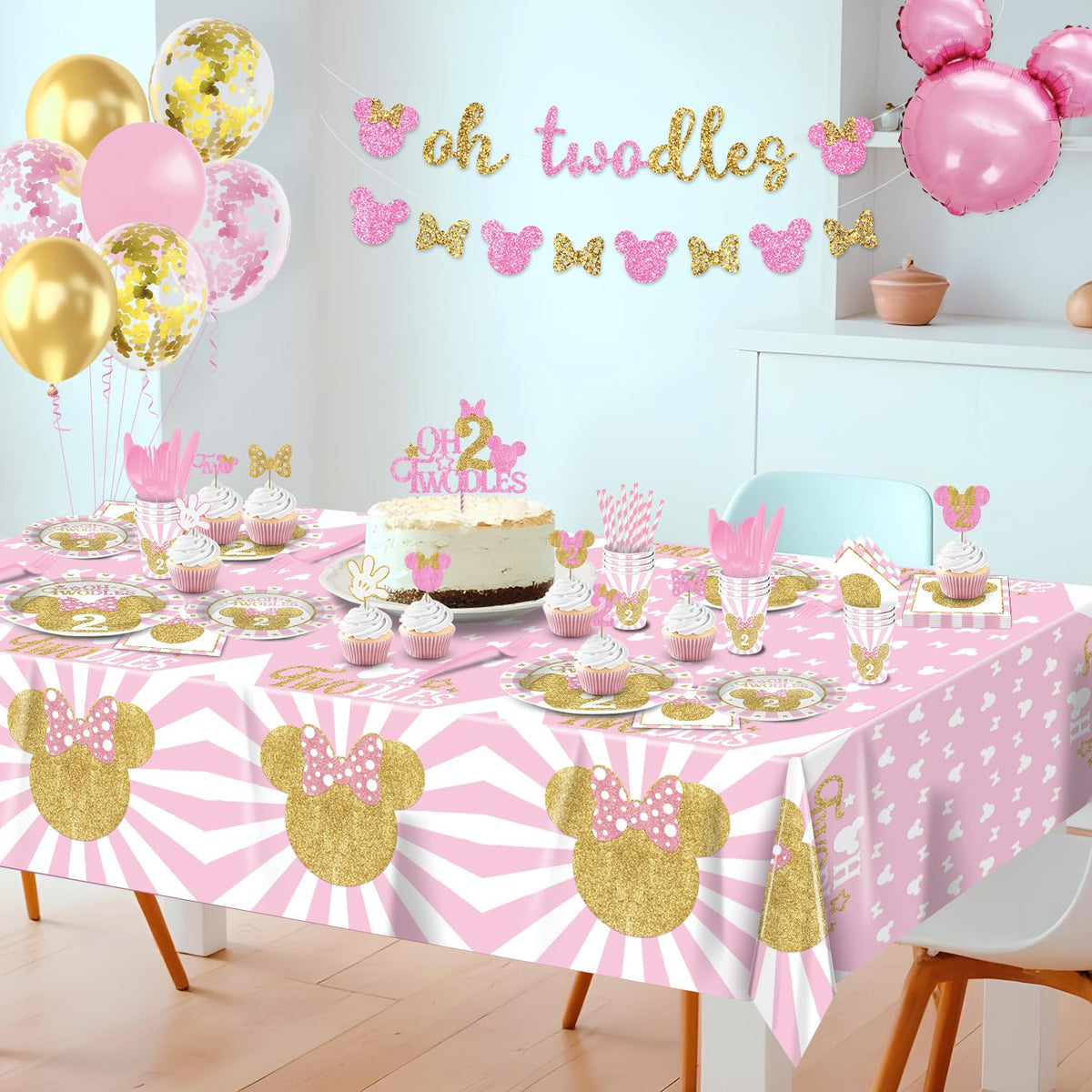 XSOOH Oh Twodles cupcake toppers spark playful treats and photo-worthy moments