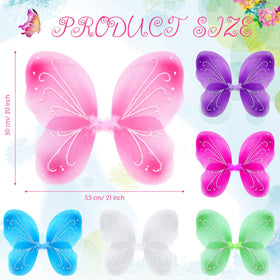 Xtinmee white fairy wings set for elegant costume moments