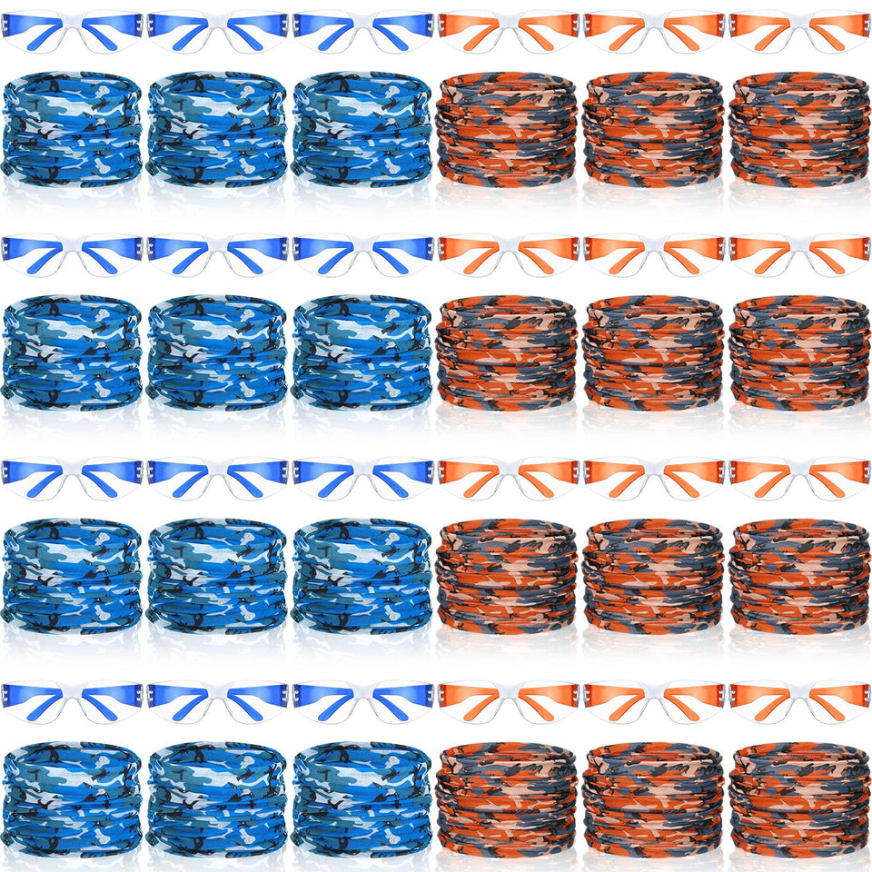 Xtinmee gun glasses in blue and red for quick team identification during play
