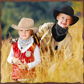 Xtinmee kids wearing western style outfit for playful pretend play.