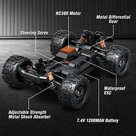 X-TMAGA HS18-05 battery pack shows two rechargeable cells for extended play.