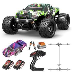 X-TMAGA HS18-05 front view, rugged all-terrain RC car ready for outdoor adventures.