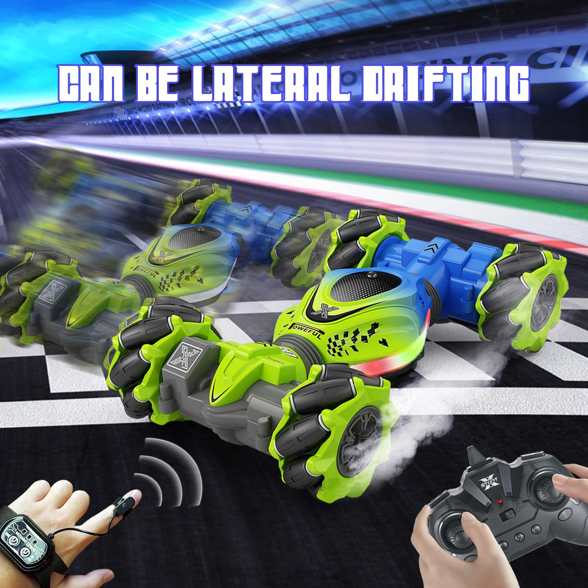 XUERENTECH dual battery setup extends playtime up to sixty minutes.