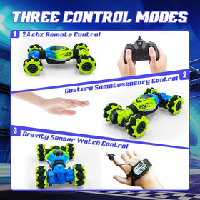 XUERENTECH RC car lights and music boost nighttime play.