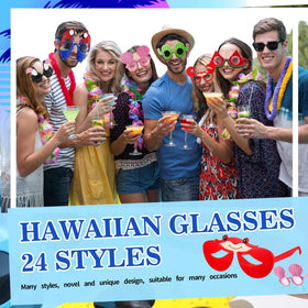 Xuhal Luau sunglasses cocktail focus tropical vibe for party outfits and portraits