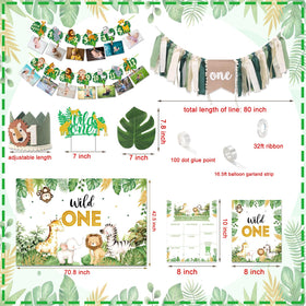 XULE Wild One milestone posters capture yearly growth in the safari vibe.