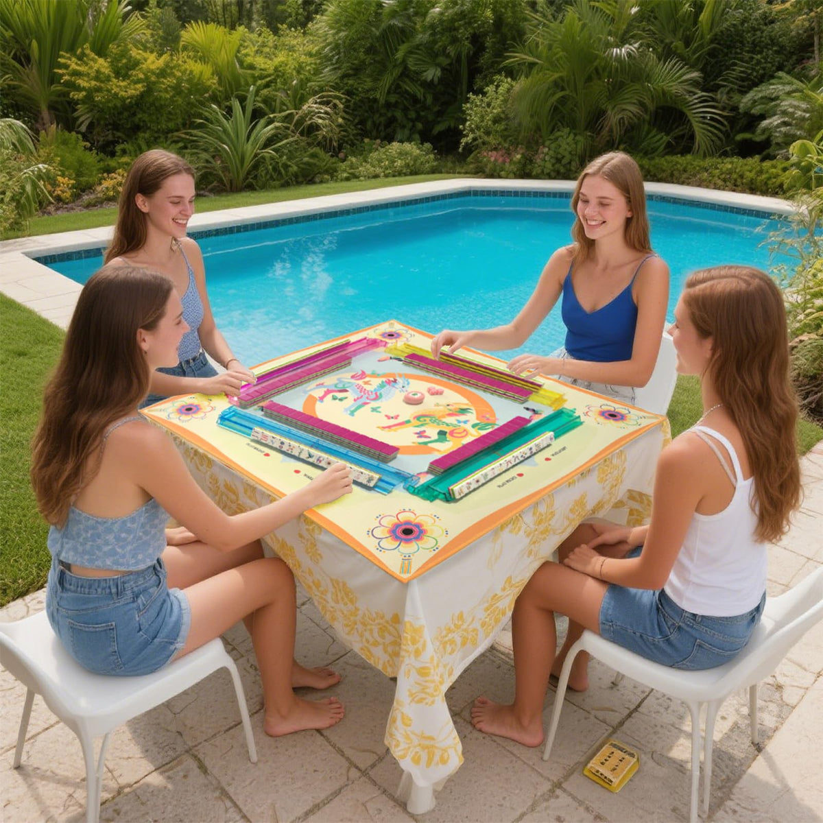 XuMoZC mahjong storage bag keeps tiles secure and organized