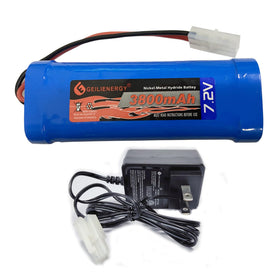 XUNTU 7.2V NiMH battery for RC cars delivers stable power.
