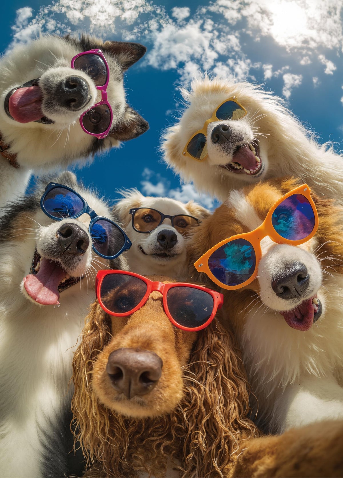 XURLEQ Dog Selfie Puzzle cover—premium matte finish for easy viewing.
