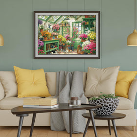 XURLEQ garden shed greenhouse art design visible in the puzzle.