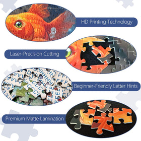 XURLEQ Laser-cut precision puzzle piece fit ensures smooth assembly.