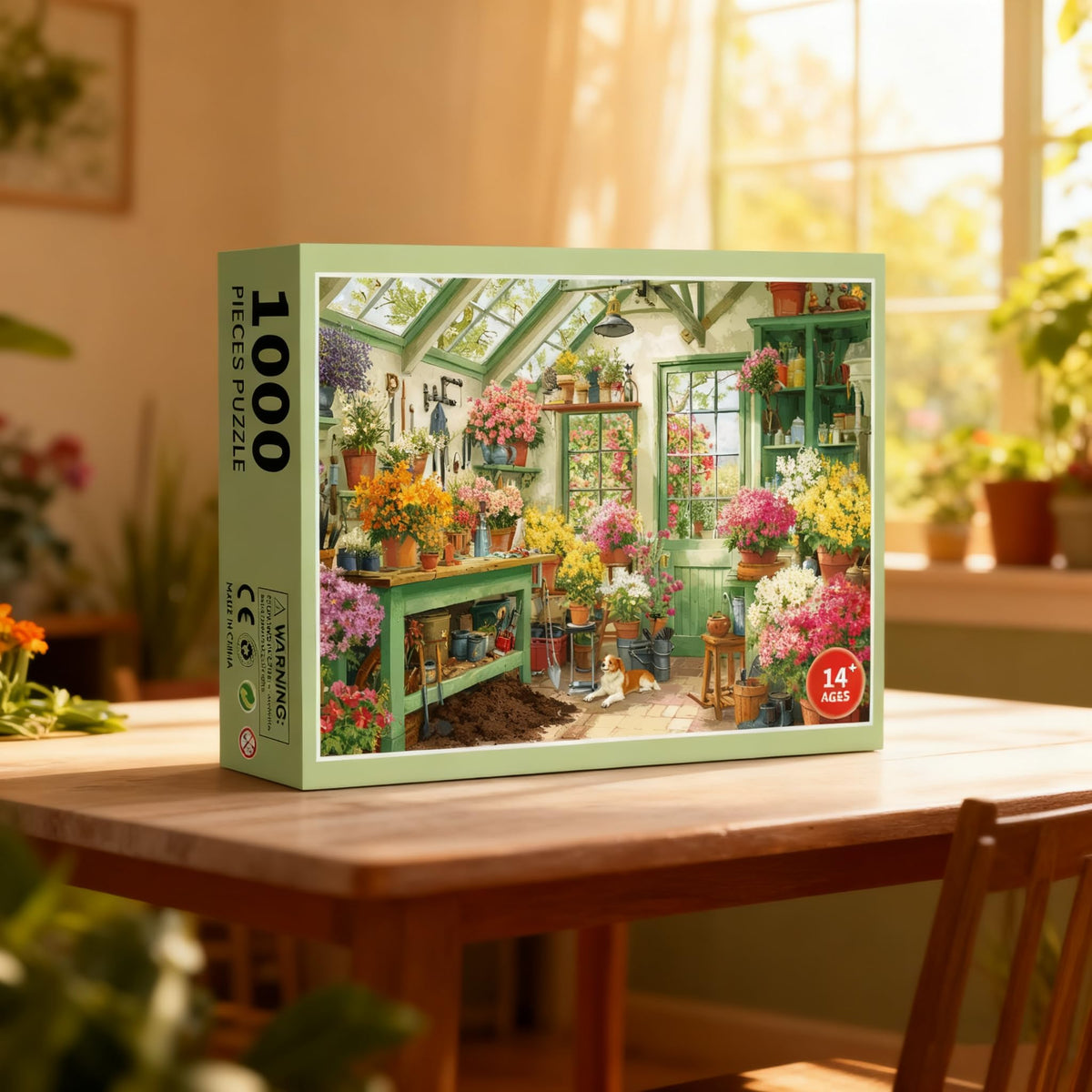 XURLEQ premium matte finish puzzle close-up shows clear printing and durability.