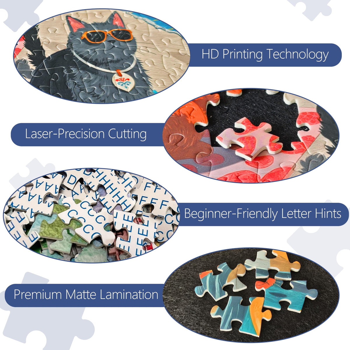 XURLEQ puzzle laser-cut precision ensures flawless joins