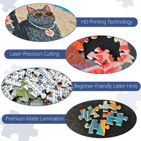 XURLEQ puzzle laser-cut precision ensures flawless joins
