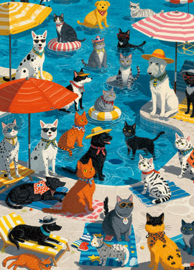 XURLEQ puzzle paws poolside preview enhances family game nights