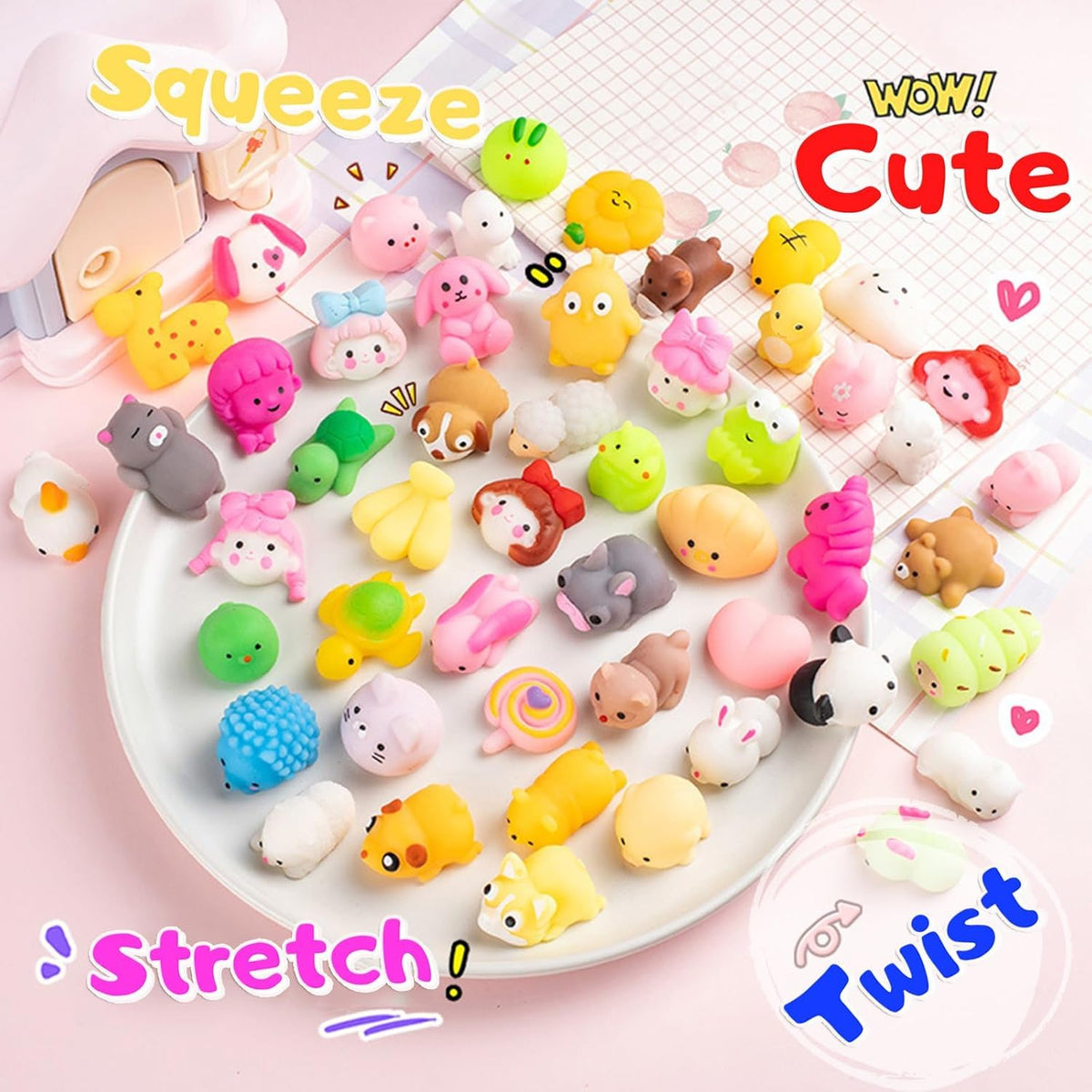Xuvaa Titan Mochi Squishy Set, festive pack suitable for seasonal celebrations and giveaways.