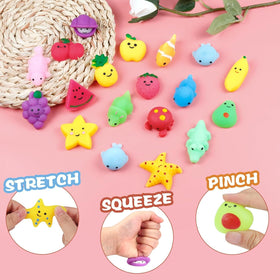 Xuvaa Titan Mochi Squishy Set close-up, showing soft texture for soothing sensory play.