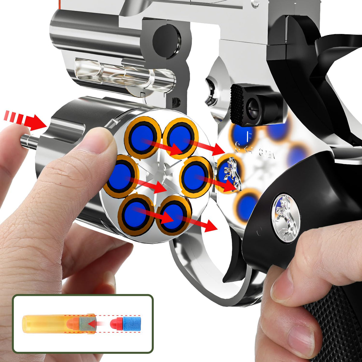 Xuyongjun EVA safety bombs offer non-aggressive, comfortable shooting experience.