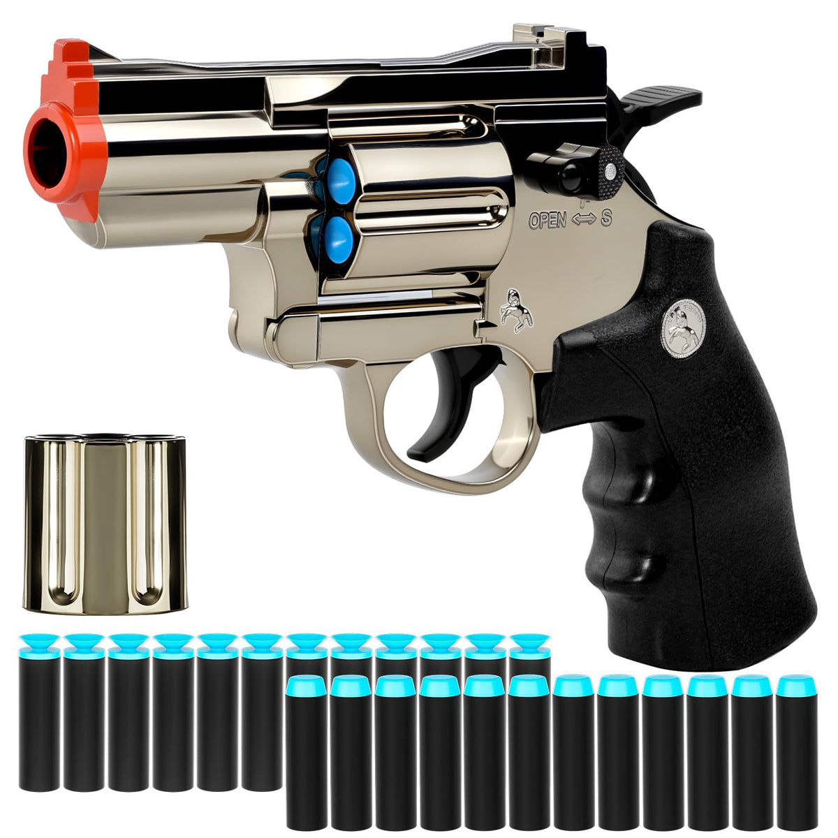 Xuyongjun toy gun body with electroplated silver finish for durable play