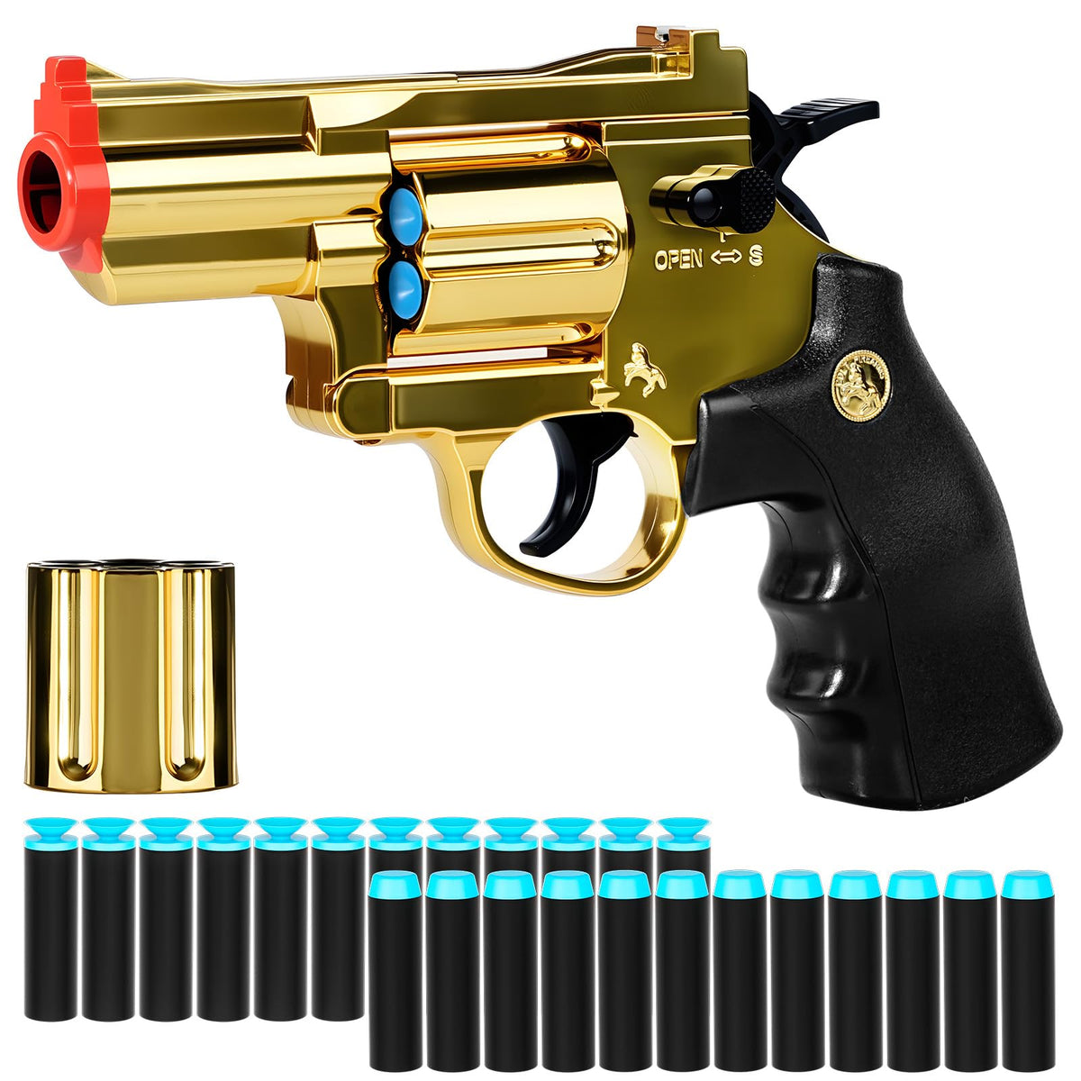 Xuyongjun foam blaster revolver body with durable frame for active, safe play