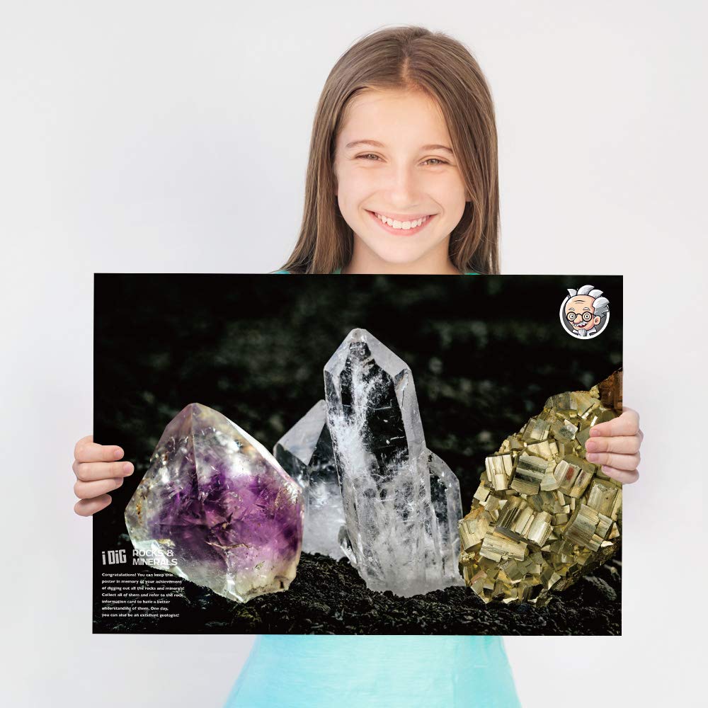 XX Dig Kit in action with young explorers unearthing rocks and sharpening observation skills.