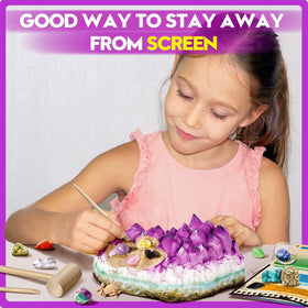 XX Gemstone Dig Kit Dig Tools: enables careful excavation and tactile discovery experiences.