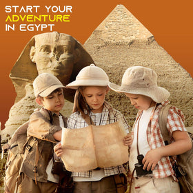 XX Pyramids Dig Kit adventure guide opens to deeper context of ancient Egypt