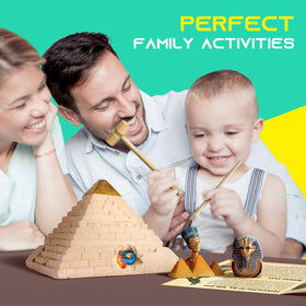 XX Pyramids Dig Kit mummy case replica for immersive archaeology play
