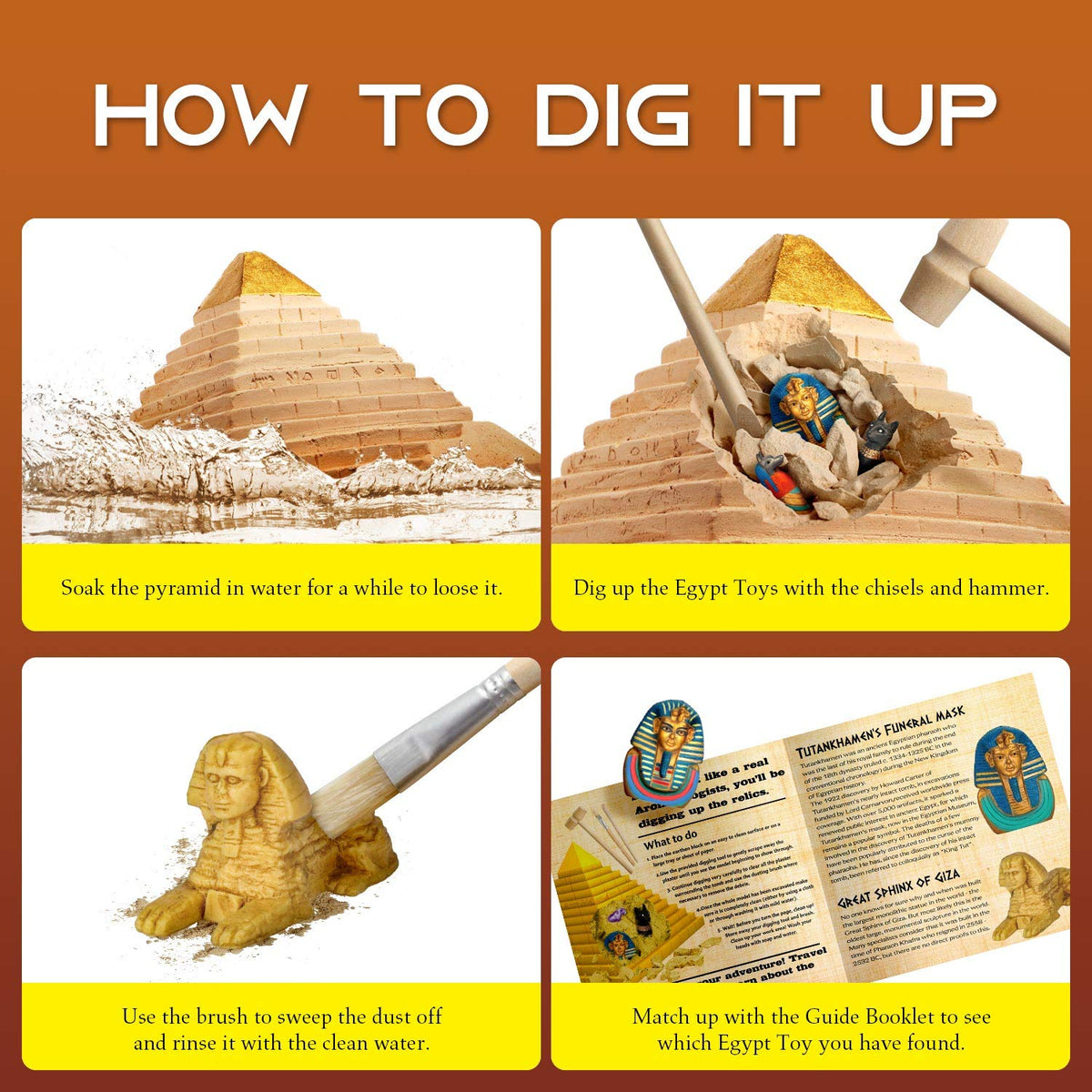 XX Pyramids Dig Kit Great Sphinx figurine adds iconic Egyptian flair