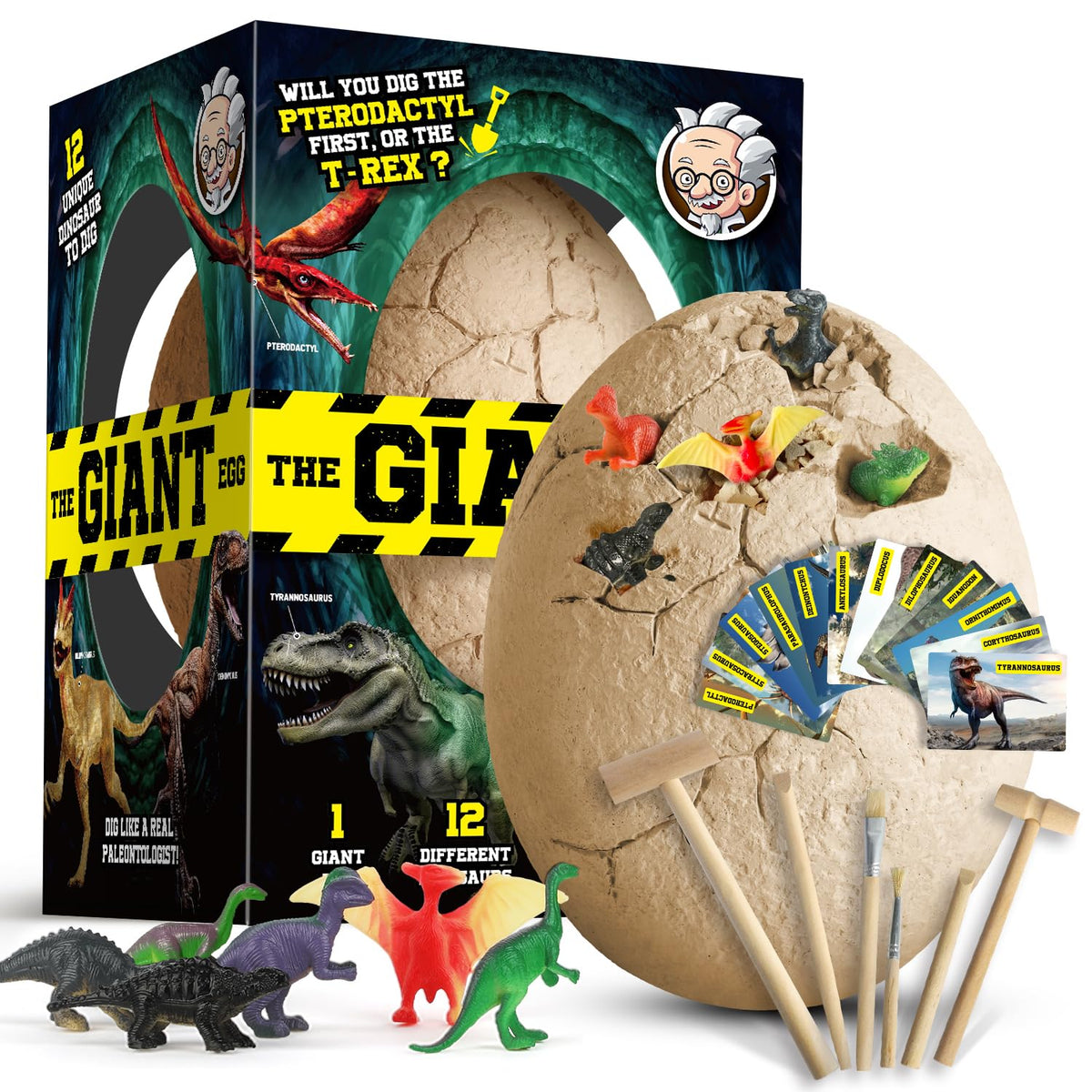 XX Toys giant dino egg ready for excavation and learning