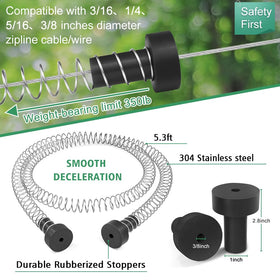 X XBEN zipline backyard setup assembly guide for quick, safe builds