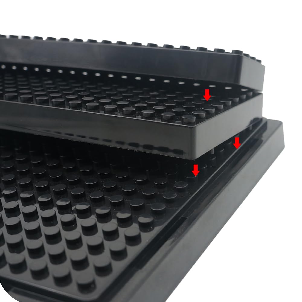 X XIN·SHI minifigure display case three-tier steps highlight versatile layout