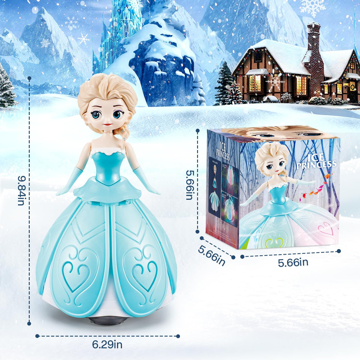 XXMANX Ice Princess arrives with batteries included for instant play