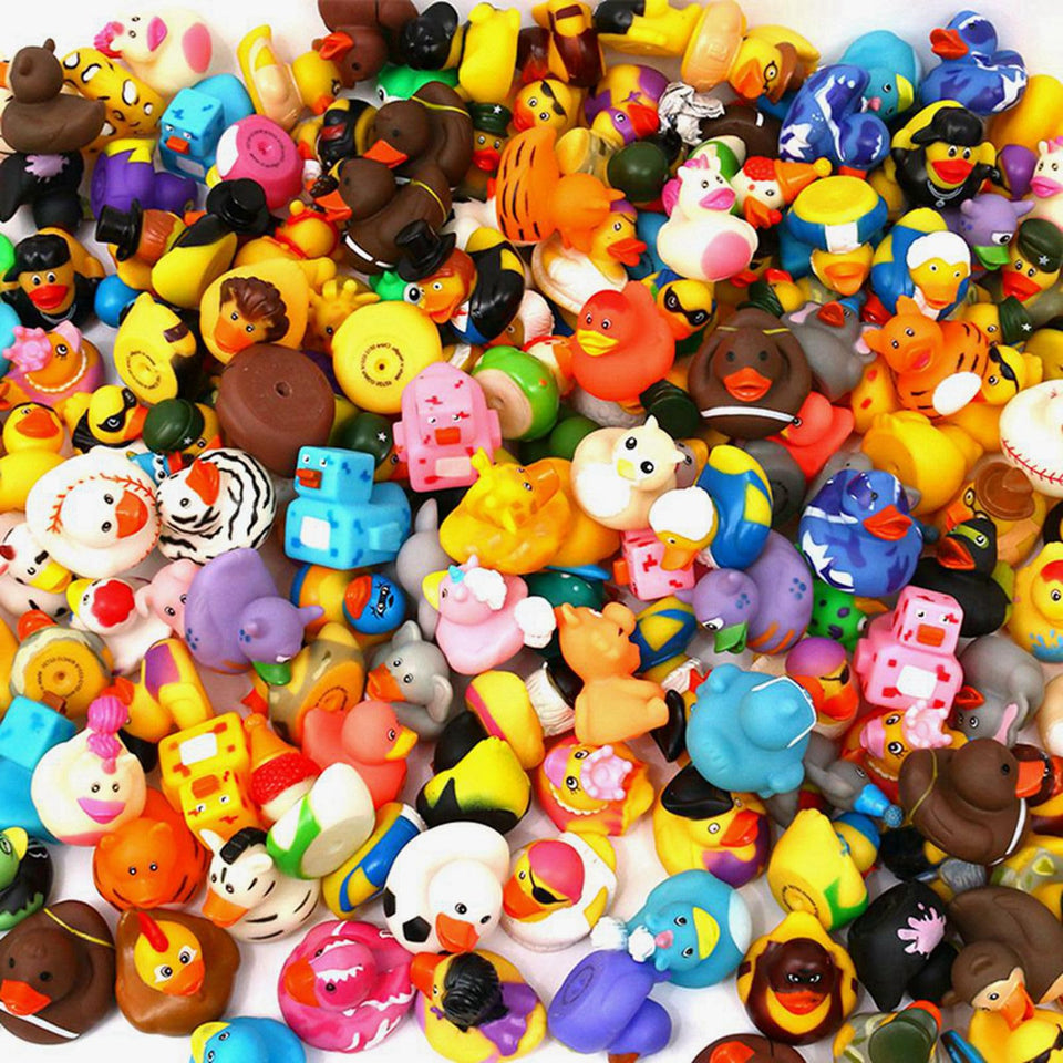 XY-WQ rubber duck 2.3-inch bulk floater ducks for bath time fun.