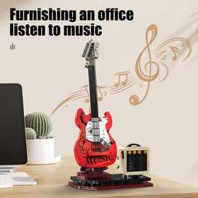 XYDongtong Guitar Building Set Bluetooth connectivity enhances smartphone tones