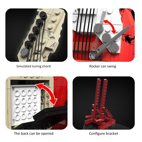 XYDongtong Guitar Set includes colorful, detailed instructions