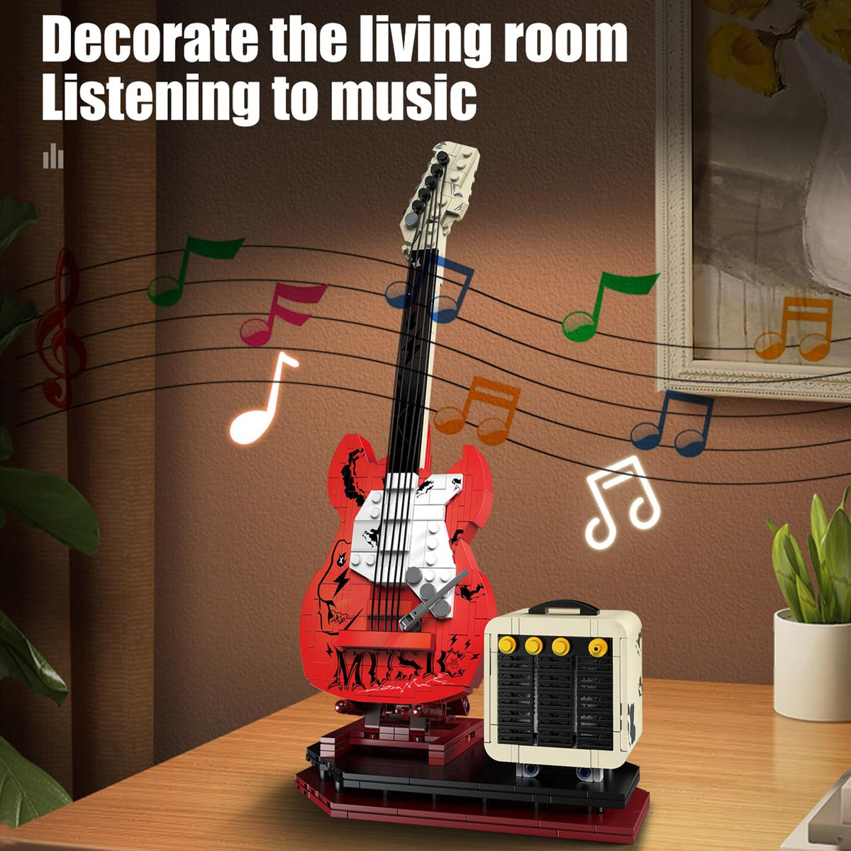 XYDongtong Guitar Building Set eco-friendly ABS material for safe play