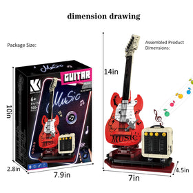 XYDongtong Guitar Blocks great gift for music lovers