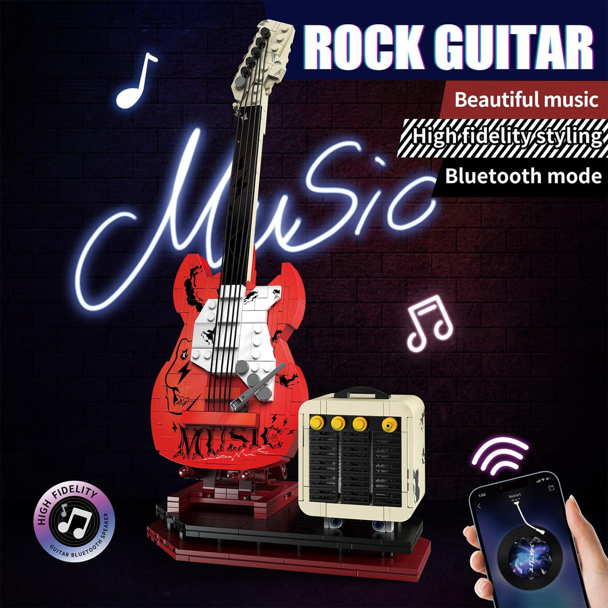 XYDongtong Guitar Blocks musical poetry design sparks creativity