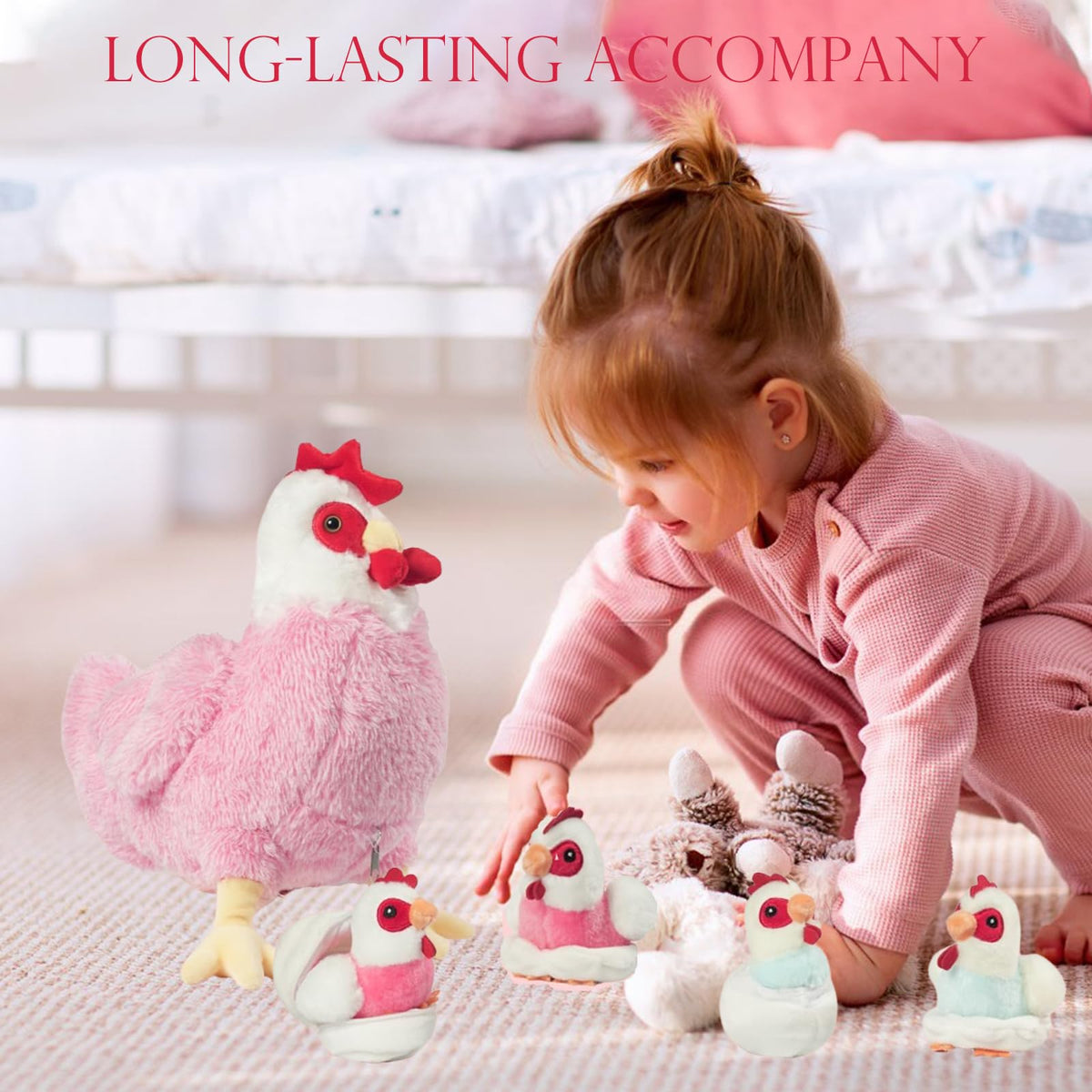 XYHQYB baby chick plush 2 adds soft texture for play.