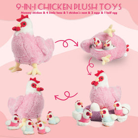 XYHQYB chicken coop plush promoting imaginative farm play.