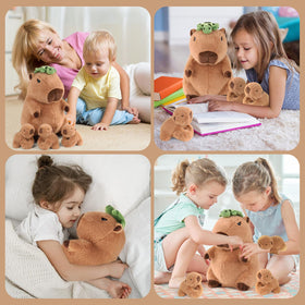 XYHQYB capybara plush for imaginative play—encourages storytelling and creative adventures.