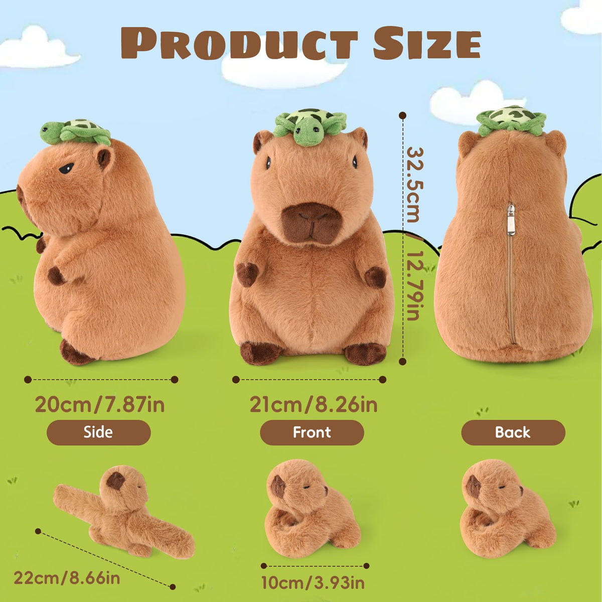 XYHQYB capybara wrist accessory—slap bracelet adds portable décor and quick access.