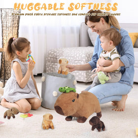 XYHQYB capybara bedtime snuggle buddy for cozy nights.